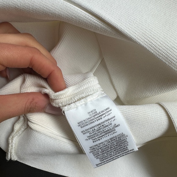 Bcbg maxazria Simone Textured Power Skirt white - Picture 6 of 7